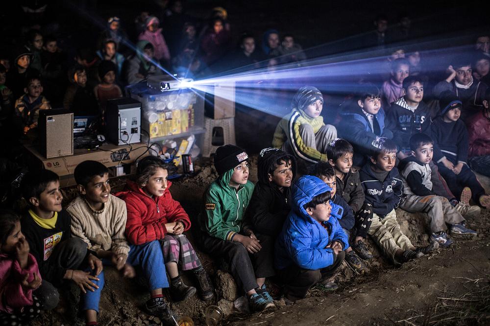 Kinder, Idomeni, Flüchltinge